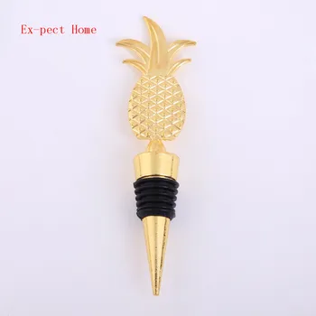 

Homestia Pineapple Wine Stopper Champagne Bottle Stopper Vacuum Sealed Bridal Wedding Wine Bottle Stopper Wine Pourer Gift