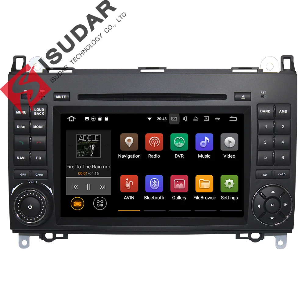 Wholesales Android 7 1 1 7 Inch Car DVD Player For Mercedes Benz Sprinter B200 B