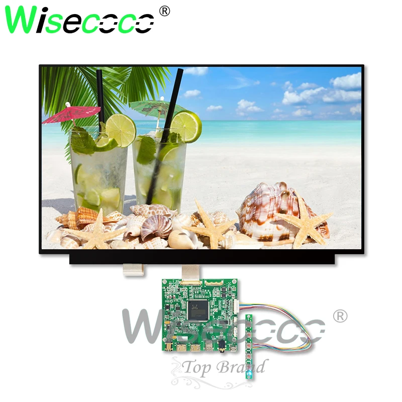 Wiscoco 3840*2160 15,6 дюймов ips UHD 4K NV156QUM-N32 ЖК-дисплей с USB 2 HDMI 30 контактов контроллер плата бортового драйвера - Цвет: full set