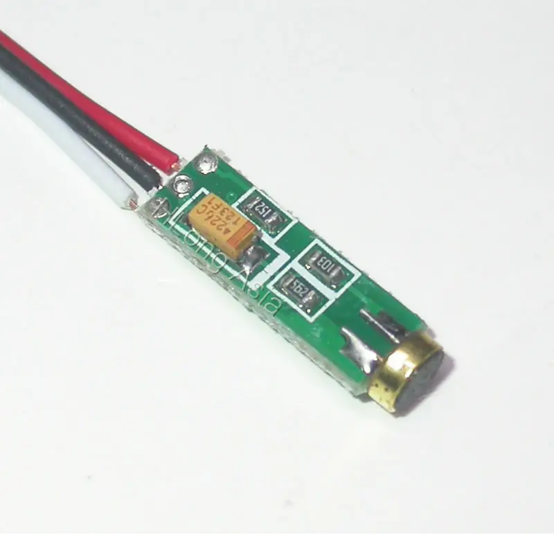 mini MIC microphone with pre-amplifier for CCTV cameras