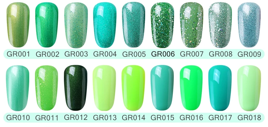 Elite99 10 мл зеленый цвет УФ светодиодный Гель-лак для ногтей Гель-лак DIY Дизайн ногтей Гибридный лак удаляющийся замачиванием Гель-лак GelLak