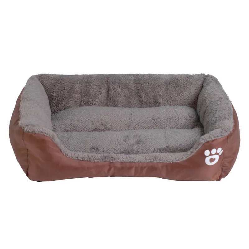 cheap Pet Sofa Dog Cat Beds Waterproof Bottom Soft Fleece Warm Cat Bed House Cat Warm Fleece Dog and Cat Warm Bed