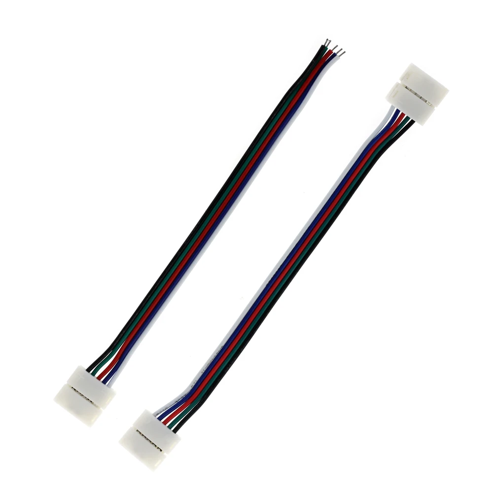 RGBW светодиодные ленты Разъем 5pin 12 мм/10 мм один разъем и двойной разъем сварочный разъем 5 шт./лот