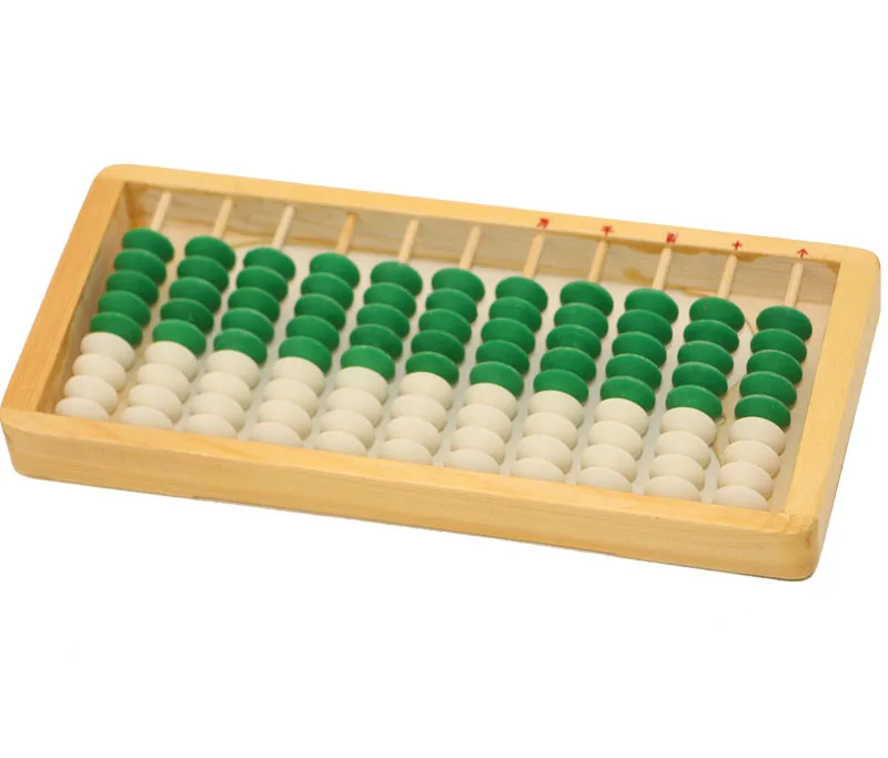 11 столбик деревянный Abacus китайский соробан инструмент в математике образование Калькулятор Инструмент yo009