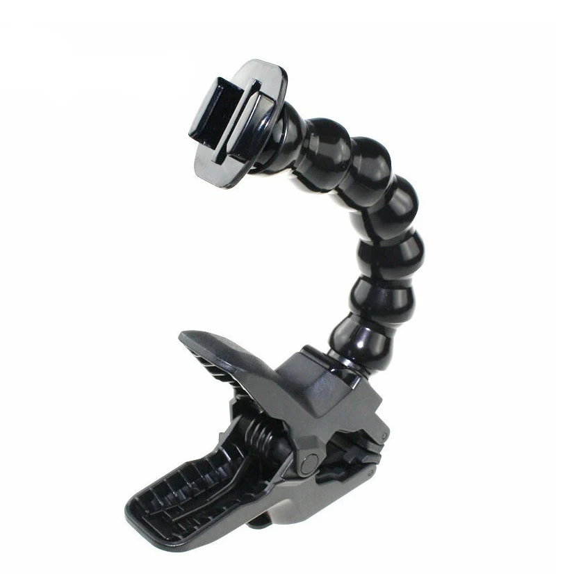 

Jaws Flex Clamp Mount Holder Adjustable Neck for Hero 5 4 3 Session SJ4000/SJ7000 for Xiaomi Yi 4k for Eken H9 H9R