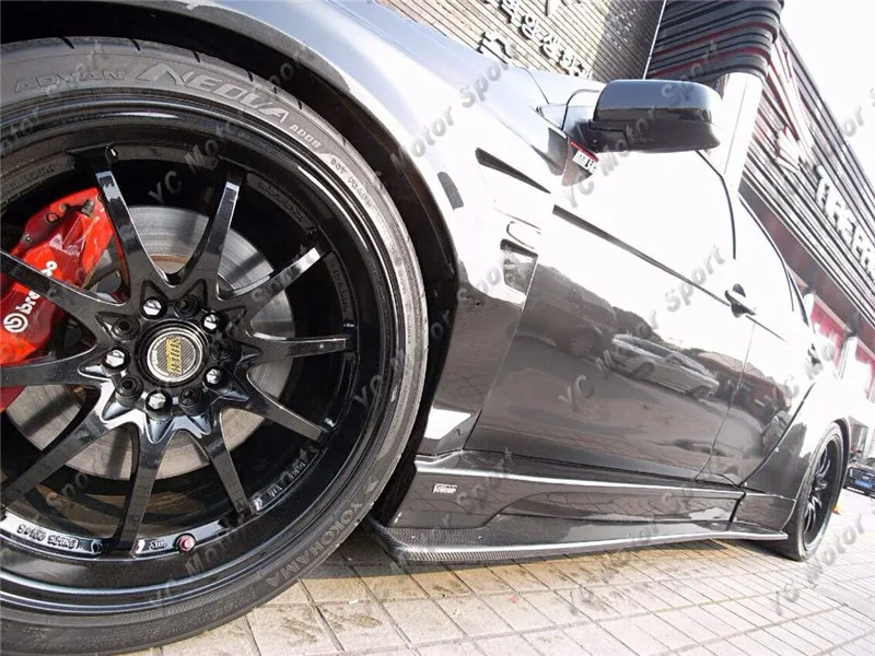 2008-2012 Mitsubishi Lancer Evolution X Varis Wide Body Version Style Body Kit PCF (4)