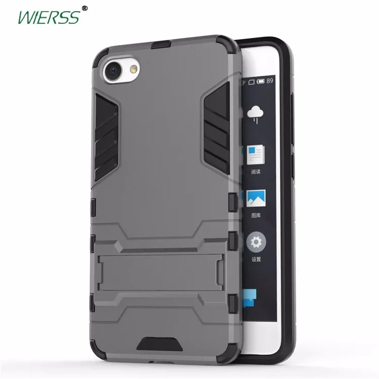 meizu phone case with stones black 3D Shockproof Stand Case for Meizu m6 note Combo Armor CASE Case Cover meizu phone case with stones craft