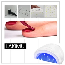 Lakimu новейший Светодиодный УФ-лампа для дизайна ногтей УФ-лампа для сушки 48 Вт Сушилка для ногтей гель лак для ногтей сушильная машина для маникюра Лак для ногтей
