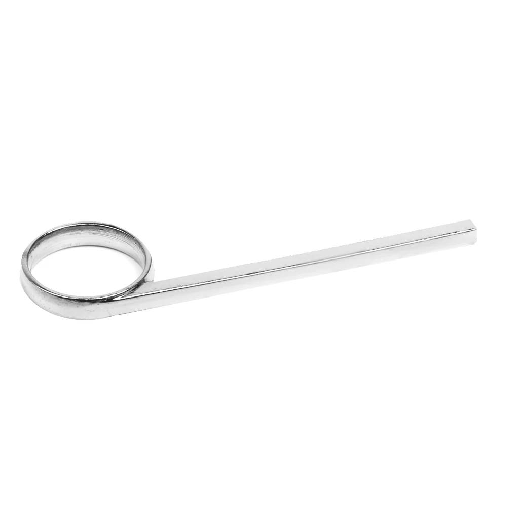 Silver Plated Valve Slide Throw Finger Ring for Trumpets Cornets Square Bar Trumpet Ring Musical Instruments Accessories