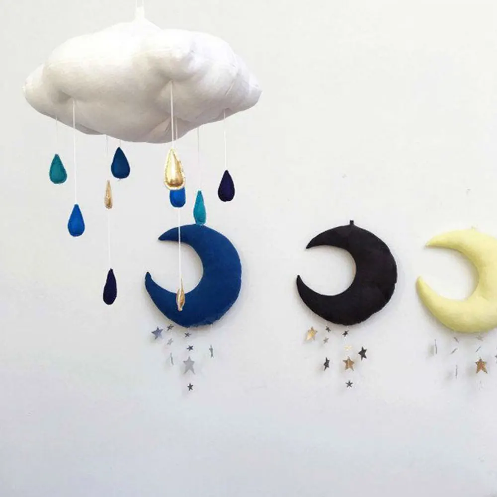 Crib Hanging Ornament Twinkling Baby Bed Pendant Decoration Baby'S Cot