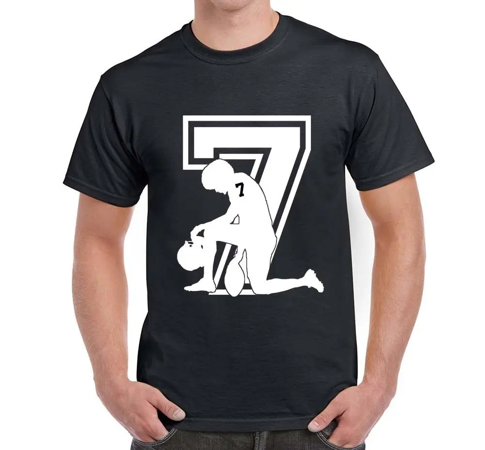 Colin Kaepernick Blackballed T Shirt Kneeling in Silent Protest MANY COLORS!-in T-Shirts from 