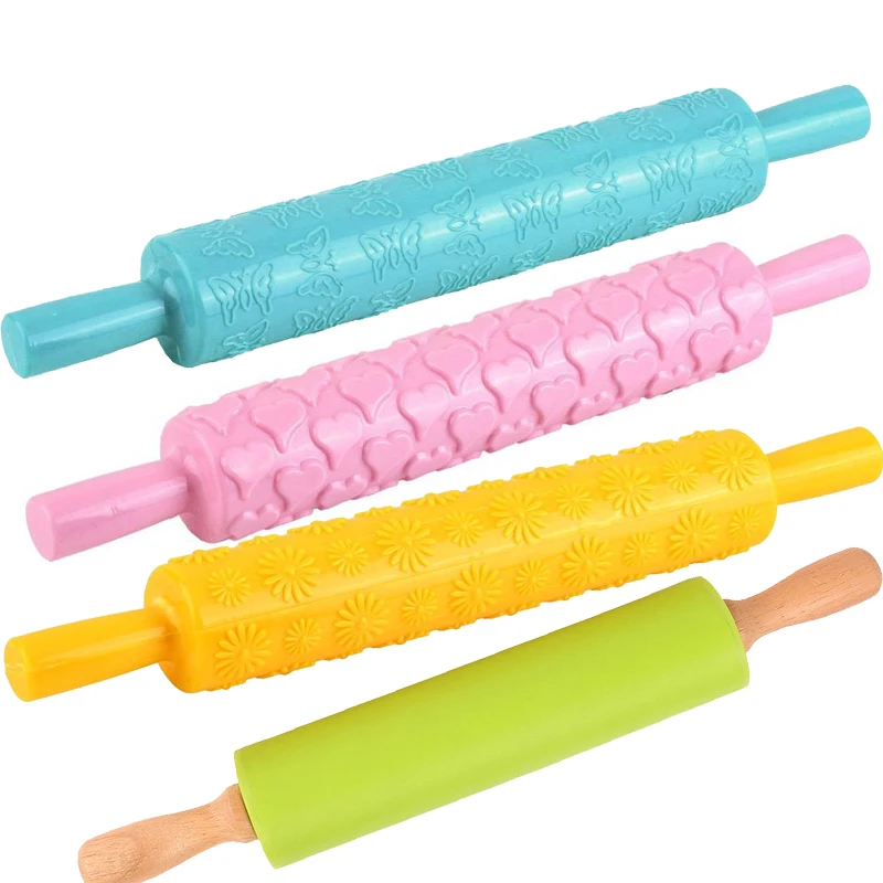 

Non-stick fondant rolling pin for kids Fondant Cake Dough Roller Decorating Cake Roller crafts Baking cooking Tool