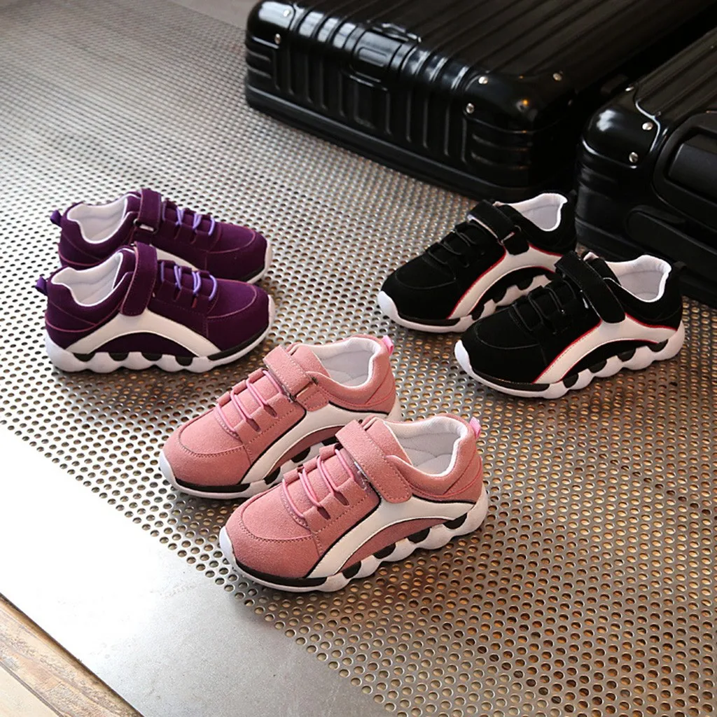 Детская обувь для маленьких мальчиков и девочек; Детские повседневные кроссовки из дышащего сетчатого материала; мягкая спортивная обувь для бега; цвет розовый, серый; легкая обувь