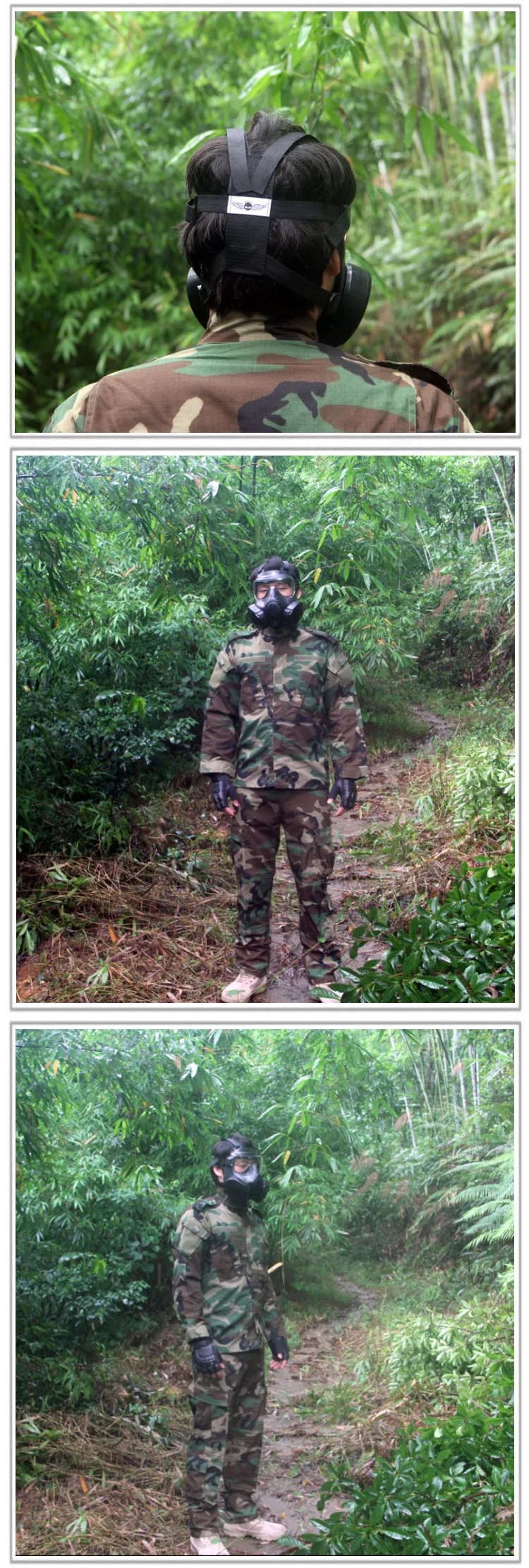 CCGK Respirator Gas Mask Military Style Skull Full Face Mask For Outdoor CS Masquerade Halloween Movie props M50 Tactical Masks (15)