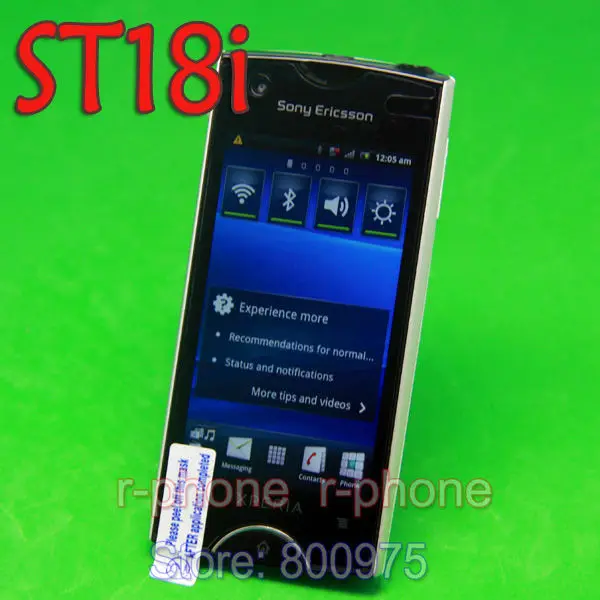 Разблокированный ST18i оригинальный sony Ericsson Xperia Ray мобильный сенсорный экран для