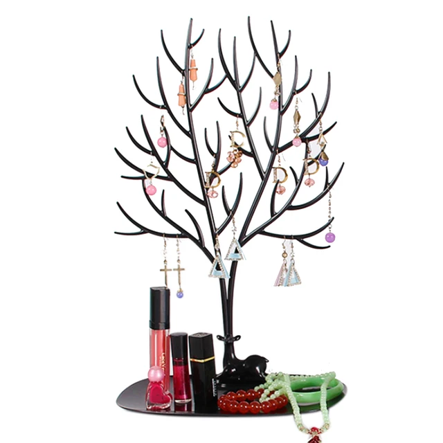 HIPSTEEN Large Deer Jewelry Stand Earring Necklace Ring Bracelet Amazing Large Jewelry Tree Display Stand HIPSTEEN Large Deer Jewelry Stand Earring Necklace Ring Bracelet Amazing Large Jewelry Tree Display Stand