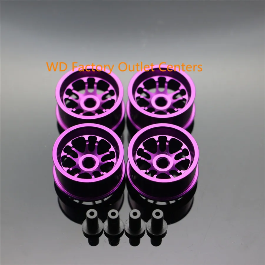 MINI 4WD Large Diameter Lightweight Wheels Self made Parts Tamiya MINI 4WD Colored Wheel w Aluminum