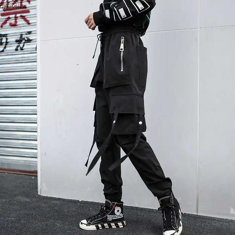 baggy black overalls