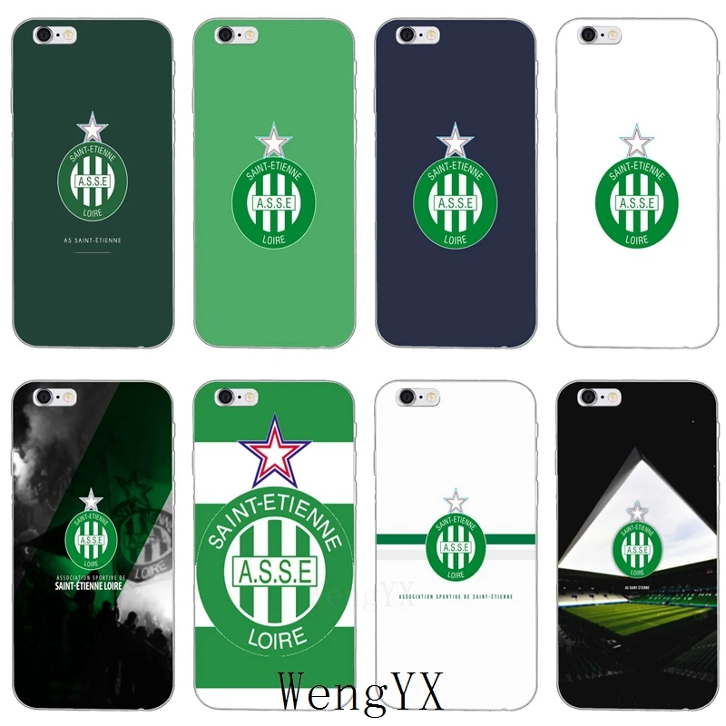 

football ASSE Saint Etienne Loire slim Soft phone cover case For Huawei Honor 4C 5A 5X 5C 6 Play 6X 6A 6C pro 7X 8 9 Lite V8 V10