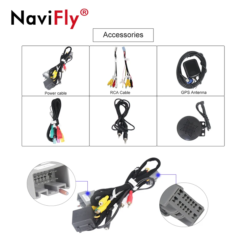 Top NaviFly Android 9.0 IPS DSP Stereo GPS Car multimedia Player for Land Rover Freelander 2 2007 2008 2009 2010 2011 2012 No DVD 1