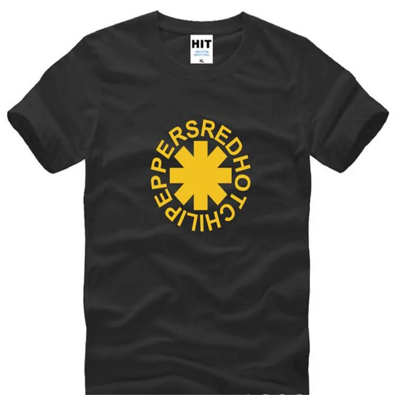 

Red Hot Chili Peppers Rock T Shirt Men Hip Hop Short Sleeve O Neck Cotton Man T-Shirt Cool Tee Shirt Homme Camisa Masculina
