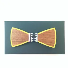 Мужские галстуки дизайн модные Роскошные ручной работы деревянный лук Галстуки Галстук-бабочка галстук-бабочка галстуки для мужчин геометрический деревянный галстук-бабочка галстук