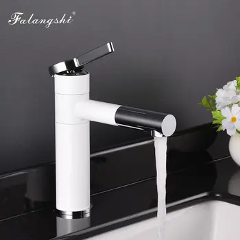 ห้องน้ําอ่างล้างหน้าสีขาวก๊อกน้ําหมุนอ่างล้างจานก๊อกเดี่ยวดาดฟ้าติดตั้งอ่างล้างหน้าก๊อกน้ําก๊อกน้ํา WB1044 2