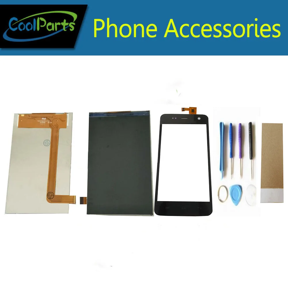 

1PC/ Lot High Quality For Explay Vega LCD Display Screen +Touch Screen Digitizer Replacement Part With Tool&Tape