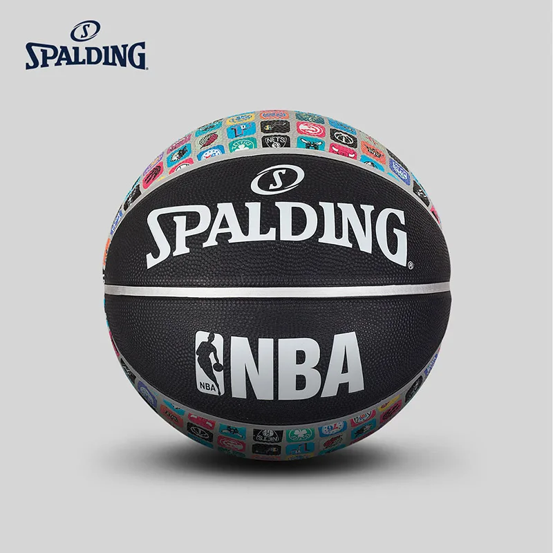 

SPALDING ORIGINAL team logos LCON series basketball official size 7 rubber material outdoor men's match ball 83-649Y