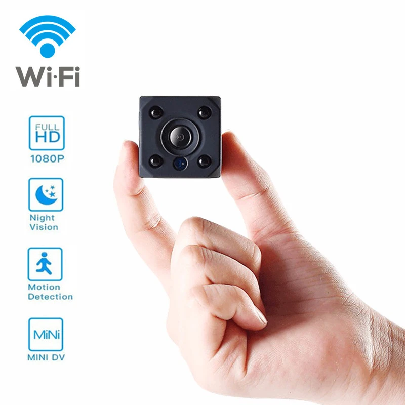 HD Mini Wifi cámara pequeña Cam 1080 P Sensor de visión nocturna Cámara Micro cámara de vídeo DV DVR movimiento Wireless Recorder cámara IP - 1