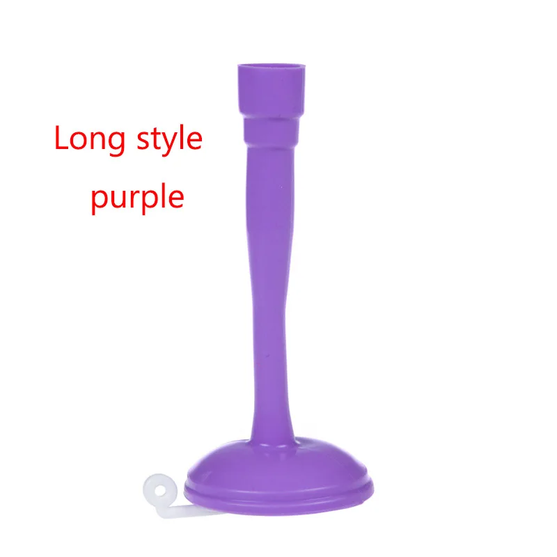 Водосберегающий кухонный кран опрыскиватели Регулируемый водопроводной фильтр насадка поворотный носик кран аксессуары для ванной комнаты - Цвет: long purple
