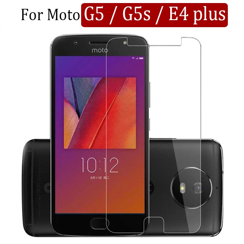Для Moto G5s стекло для Motorola E4 G5 s plus защита экрана Motog5s Motoe4 закаленное E4plus защитная