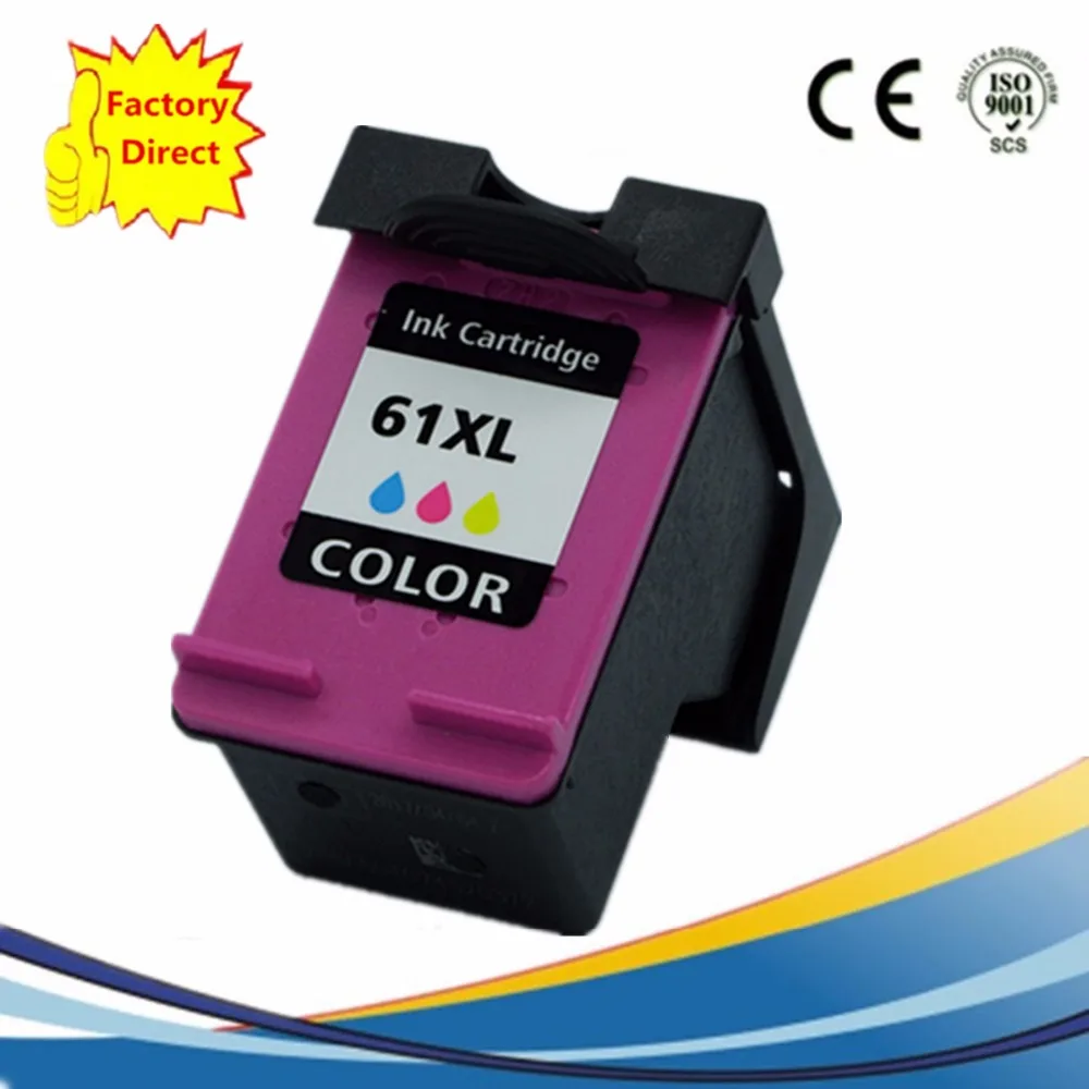 61 XL 61XL Ink Cartridge Remanufactured For HP HP61 HP61XL CH562WN Deskjet J510a J610a Envy 4500