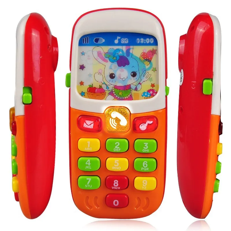 Elektronische Smartphone Pädagogisches Spielzeug mit Baby Kinder Telefon 