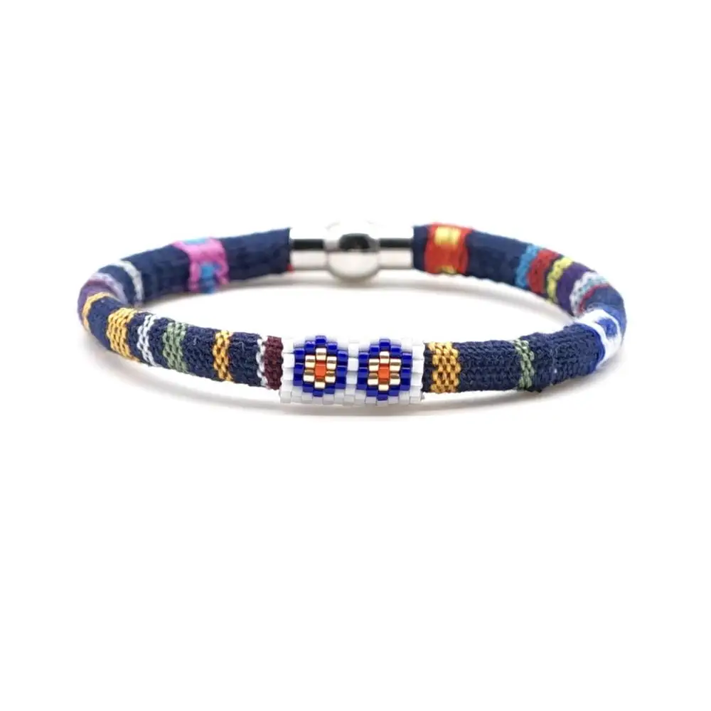 

2019 Evil Eye Bracelet Perles Miyuki Bracelets For Women Bileklik Bohemian Colorful Jewelry Pulseras Mujer Moda Handmade