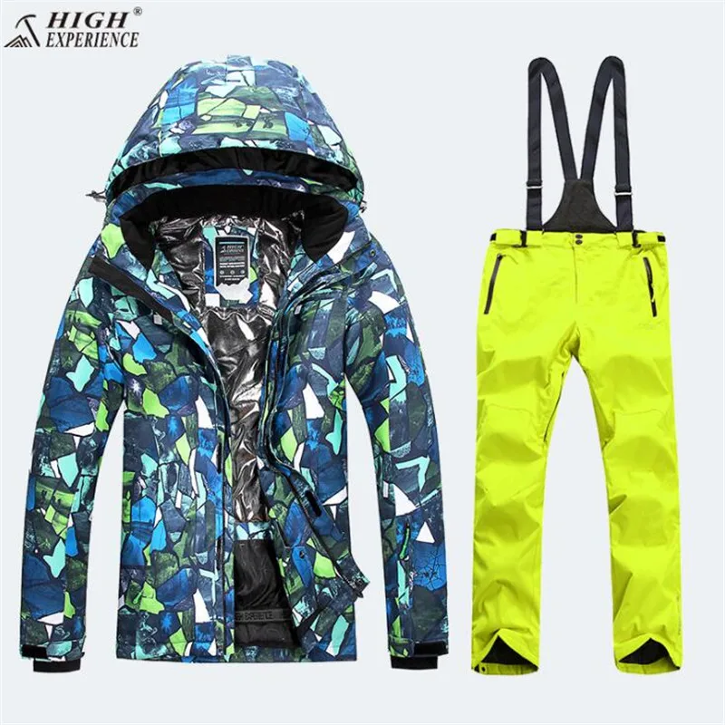 High Experienc new style Snow Clothing Ski Jacket Skiing Pants Mountain