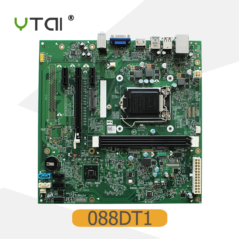 

YTAI For DELL 3900 3010 3000 3800 3020 3847 SFF desktop motherboard LGA1150 DDR3 MIH81R 13040-1M CN-088DT1 100% tested intact