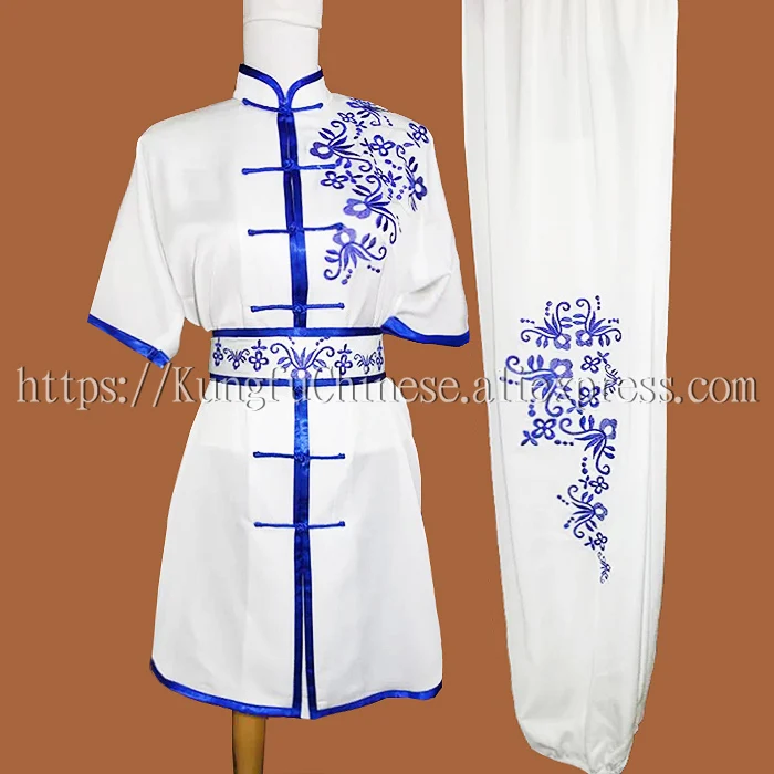 

Chinese wushu uniform Kungfu clothing Martial arts suit taolu clothes changquan costume for men women children girl boy kids