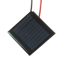 BUHESHUI 0 25W 5V Solar Cell Polycrystalline Solar Panel Module With Wire Cable DIY Solar Charger