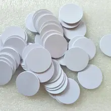 50 шт./лот) NFC NTAG215 карта 13,56 МГц RFID Монета ПВХ брелок этикетка для всех nfc-телефон на базе Android Tagmo переключатель без наклейки