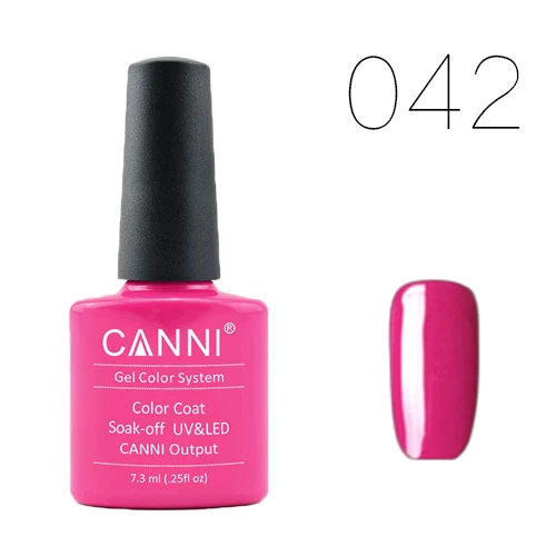 CANNI UV лак для ногтей 145-168 Блестящий УФ-гель для ногтей лак светодиодный впитывающий клей для нейл-арта УФ-гель лак 238 цветов CN03 - Цвет: 42