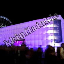 Рекламный надувной водный кубический тент