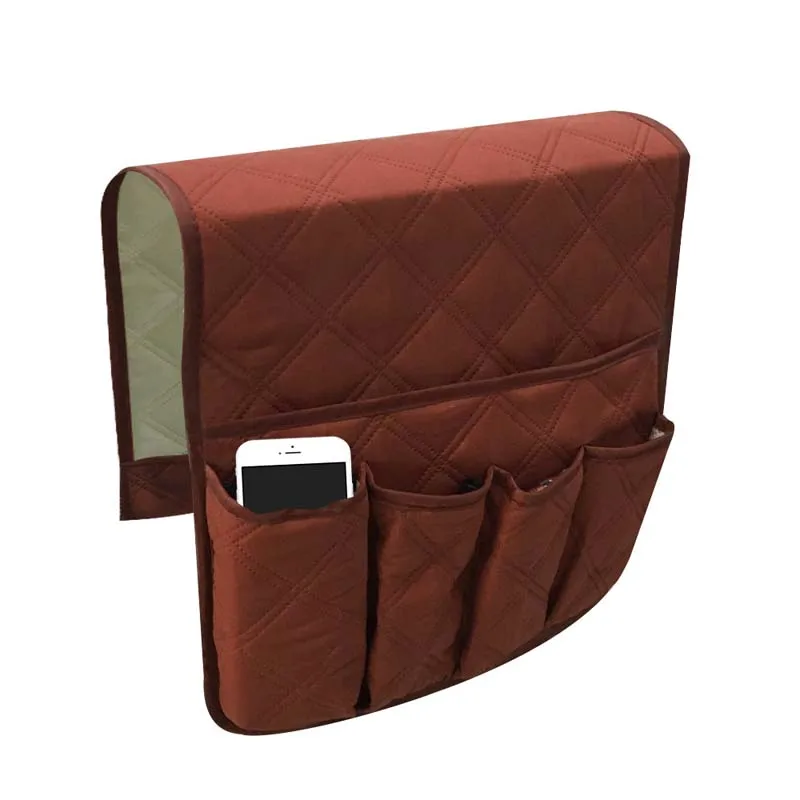 Waterproof Pongee Armchair Sofa Chair Storage Bag Remote