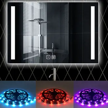 

Vanity Table Mirror Light USB Power SMD LED Makeup Mirror Strip Light with Controller Backlit Mirror Lamp for Bathroom Cosmetic