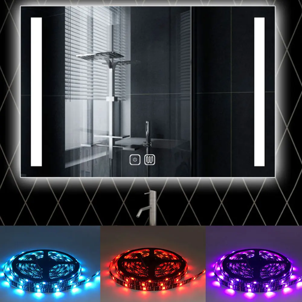  Vanity Table Mirror Light USB Power SMD LED Makeup Mirror Strip Light with Controller Backlit Mirro
