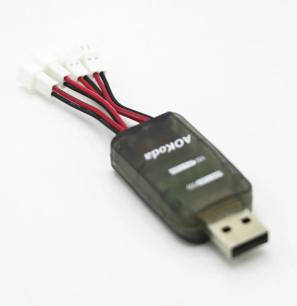 Зарядное устройство AOKoda CX405 4 канала Micro USB для 1S Lipo LiHV батареи высокое качество RC