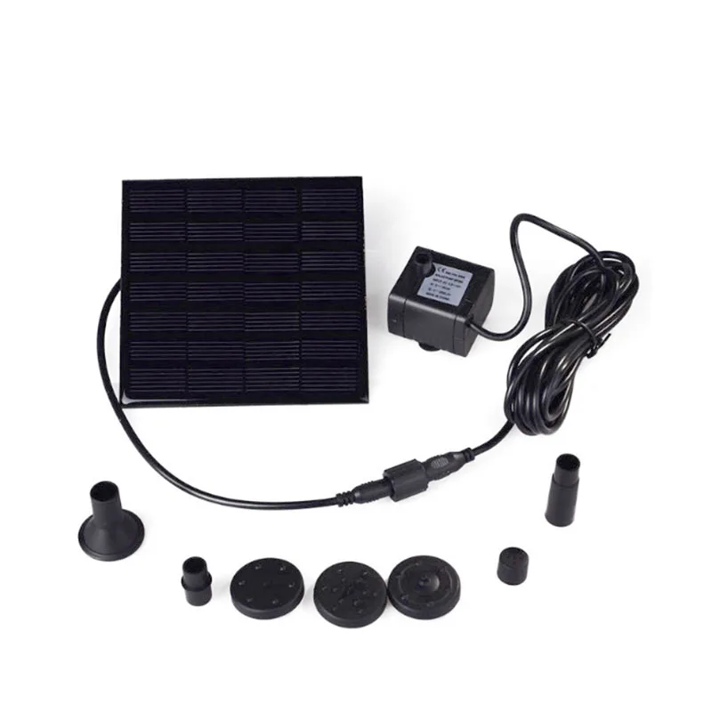 Baratos Panel de energía Solar bomba de agua estanque acuario fuente paisaje jardín riego E2S