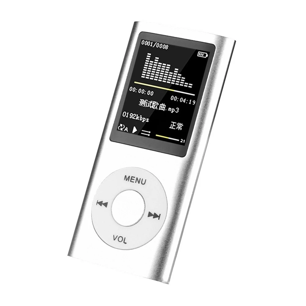 1,8 дюймовый MP4-плеер 16 ГБ 32 ГБ музыкальный плеер MP3-плеер fm-радио видео - Цвет: Grey