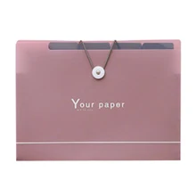 Папка для бумаг на молнии удлинитель органайзер для писем, 5 карманных папок