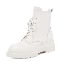 Vangull/женские ботинки из натуральной кожи; модные классические женские Ботинки martin ручной работы с острым носком; красивые кожаные полусапожки